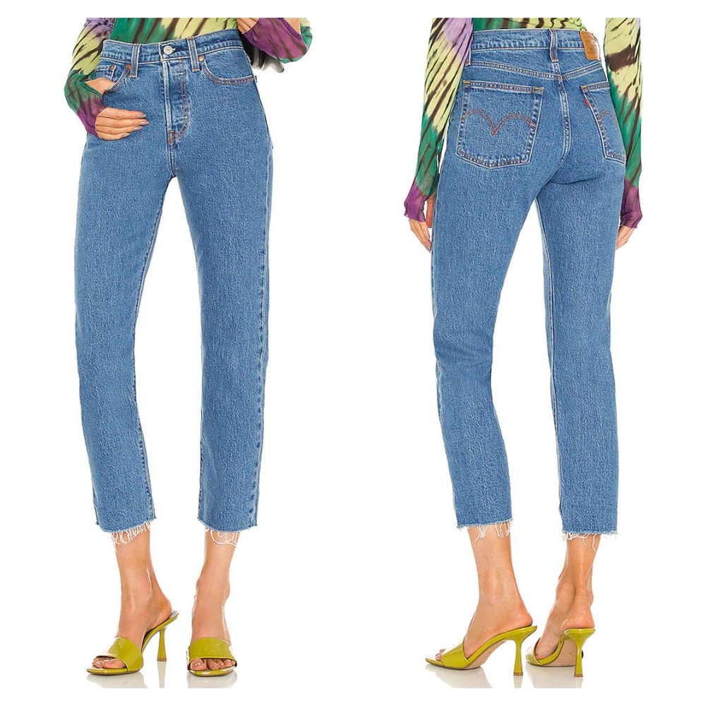 Levi's Wedgie Straight Jeans Jazz Wave - Picture 4 of 6